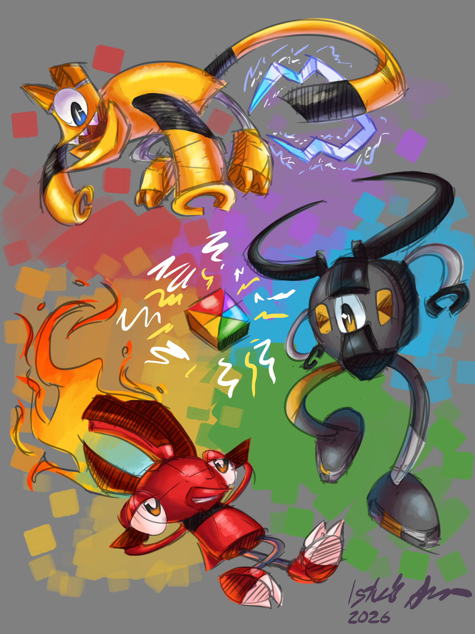 Mixels 12th anniversary fanart
