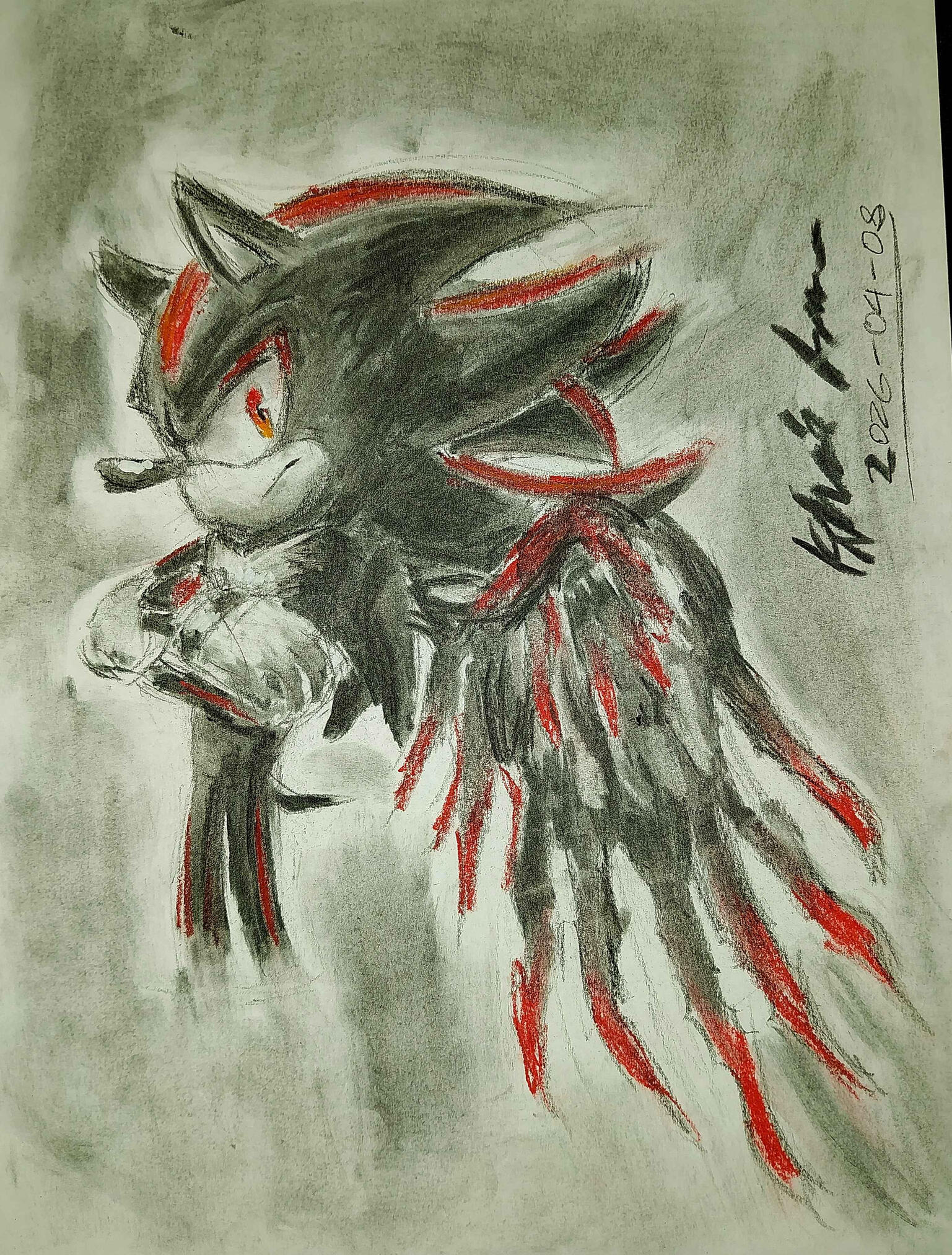 Doom Wings Shadow in charcoal