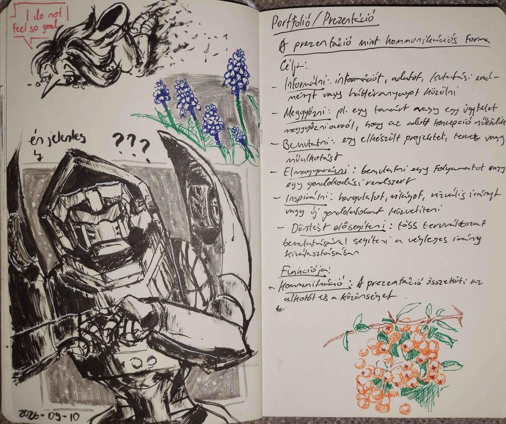 Sept 10 sketchbook spread