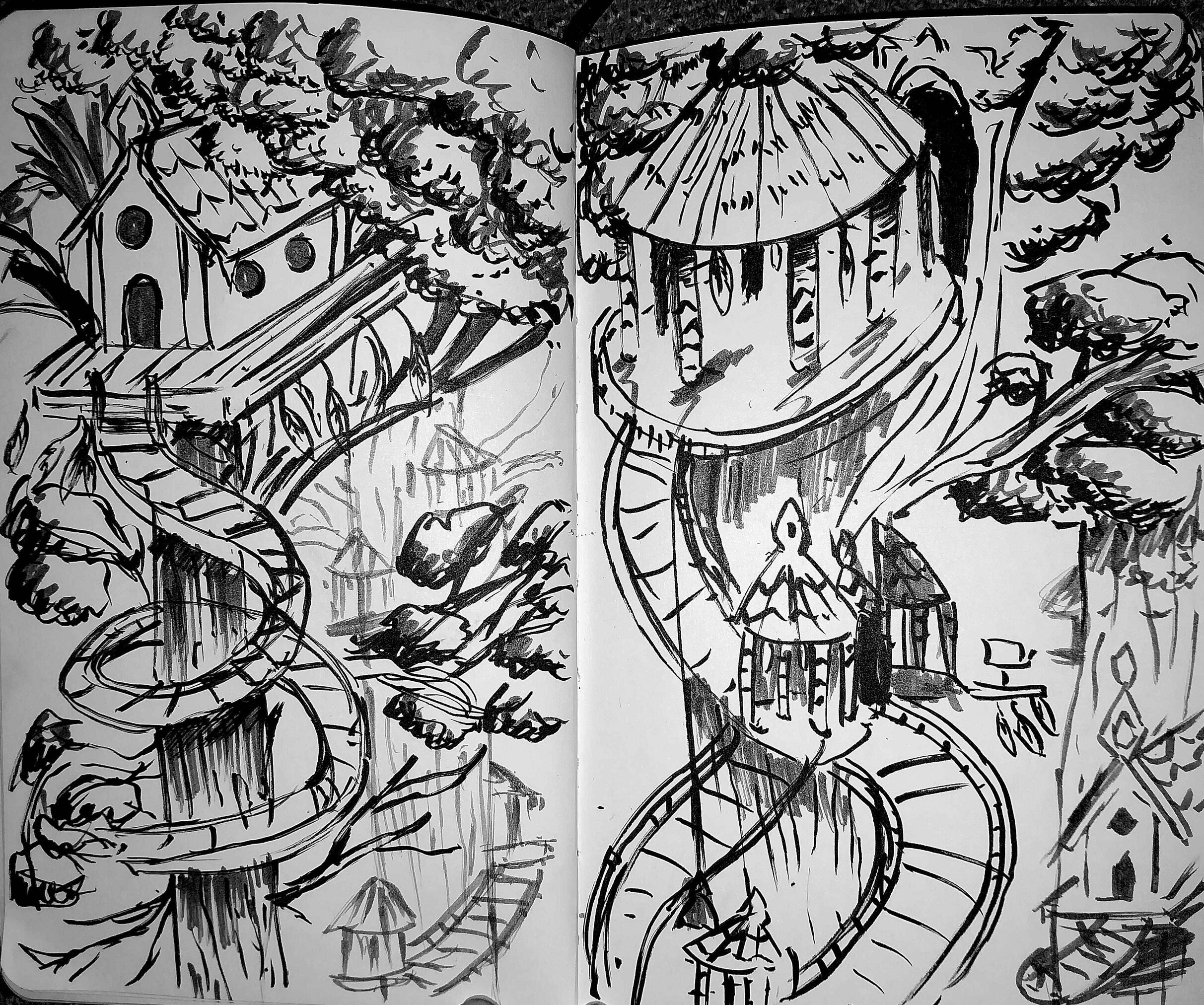 Harpy treehouse concepts