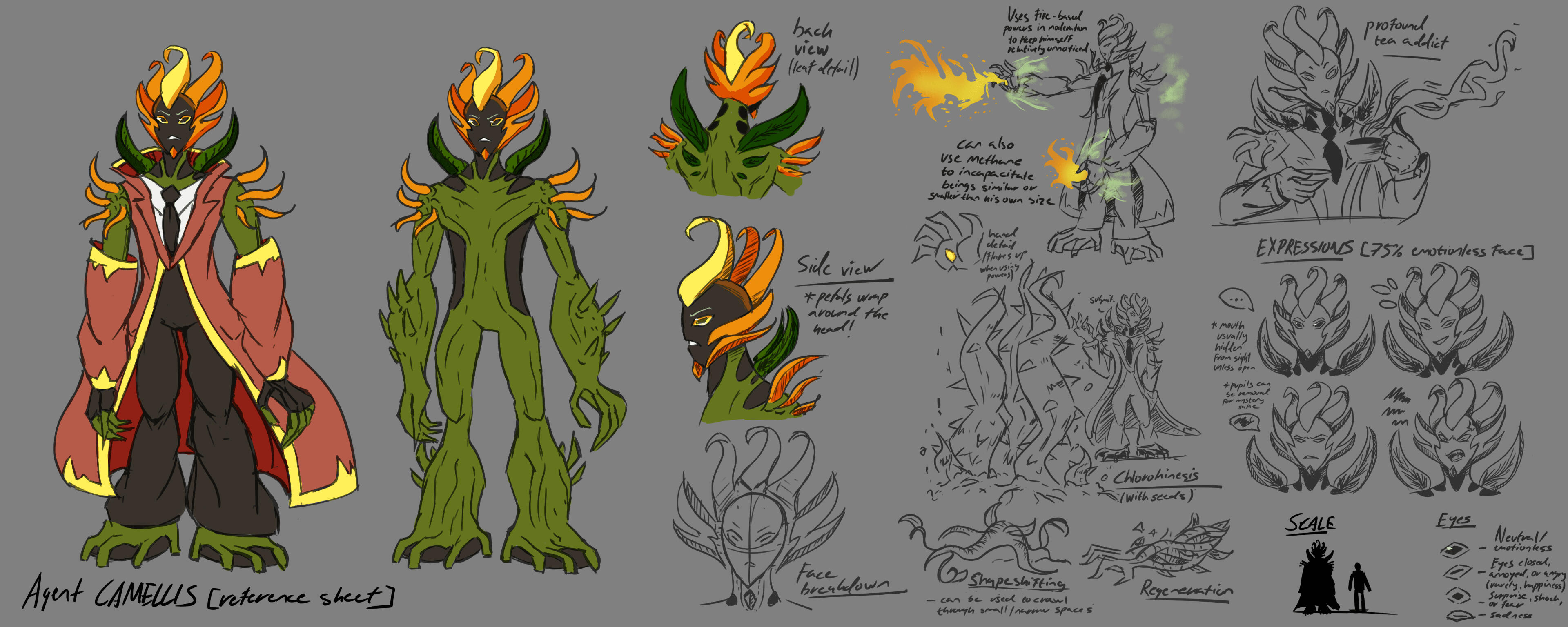 Agent Camellis refsheet